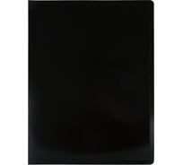 Папка БЮРОКРАТ с 40 прозрачными вкладышами Black&White BWBPV40BLCK A4 пластик 0.8 мм черный/белый 1077679