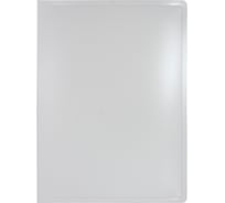 Папка БЮРОКРАТ с 40 прозрачными вкладышами Black&White BWBPV40WT A4 пластик 0.8 мм белый/черный 1077683