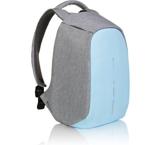 Рюкзак для ноутбука до 14 дюймов, серый / голубой XD DESIGN Bobby Compact P705.530