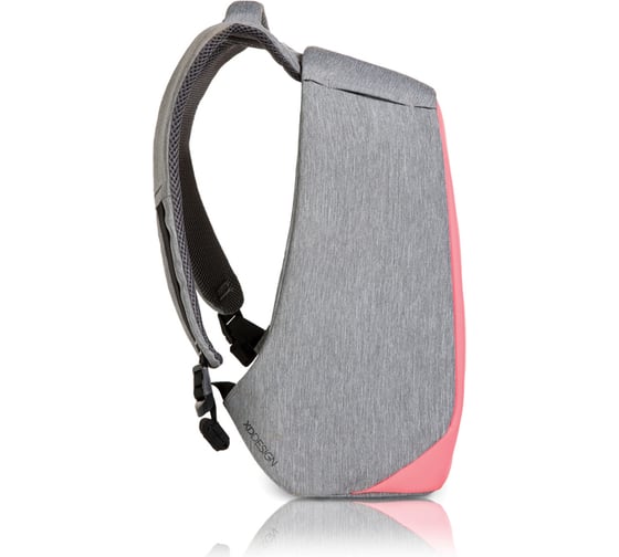 Рюкзак для ноутбука до 14 дюймов серый / розовый XD DESIGN Bobby Compact P705.534