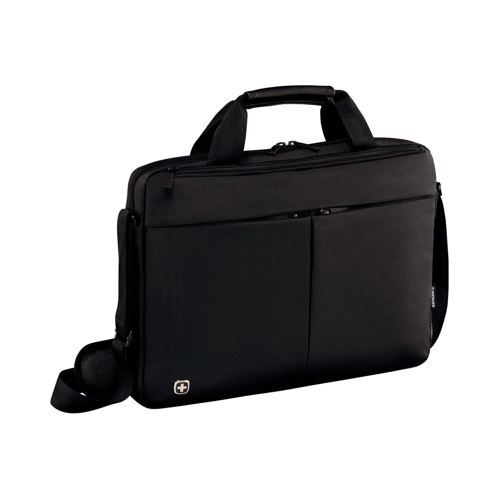 Портфель для ноутбука 14 дюймов Wenger, черный, 39x8x26 см, 5 л 601079 ...