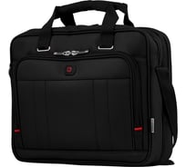 Портфель для ноутбука 16 дюймов Wenger, черный, 41x15x34 см, 12 л 600645