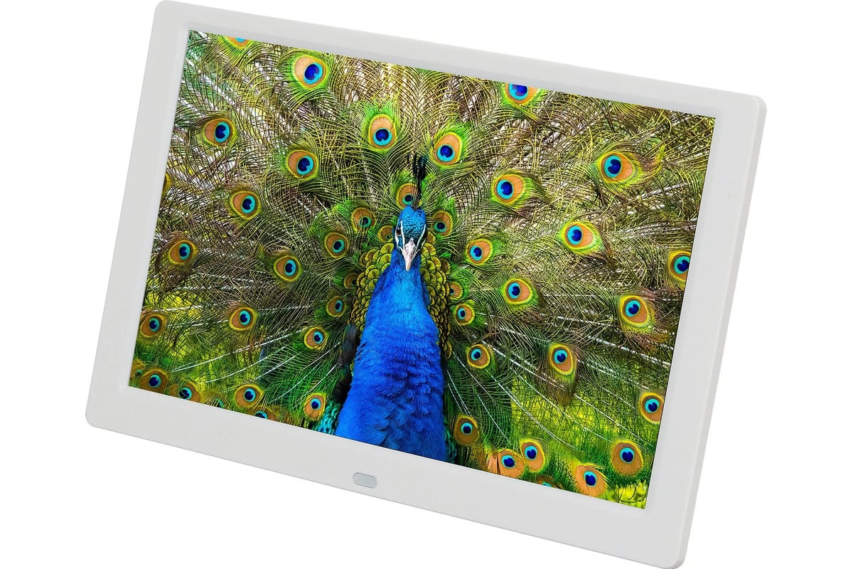 Фоторамка DIGMA PF-1043 10.1 IPS 1280x800, белый, пластик, ПДУ, видео ...