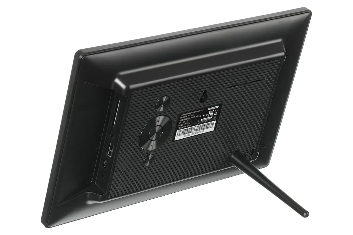 Фоторамка DIGMA PF-1043 10.1 IPS, 1280x800, черный пластик, ПДУ, видео ...