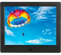 Фоторамка DIGMA PF-843 8 IPS, 1024x768, черный, пластик, ПДУ, видео 1169205