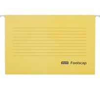 Подвесная папка Attache foolscap, картон, желтый, до 200 листов, 5 шт. 1554459