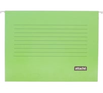 Подвесная папка Attache, А4, картон, зеленый, до 200 листов, 5 шт. 1554456