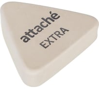 Ластик Attache треугольный, extra, натуральный каучук, 40x38x10 мм, белый 1578480