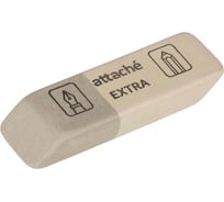 Ластик Attache скошенный, extra, натуральный каучук, 41x14x8 мм, для ручки и карандаша 1578478