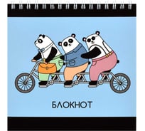 Блокнот Феникс + Трио 140х140 мм, 60 л, блок - белый офсет 65 г/кв.м., клетка, гребень 61254