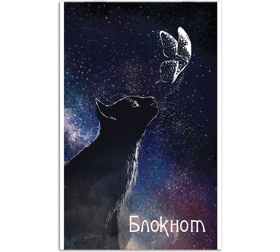 Блокнот Феникс + Мечтатель А5, 40 л, блок - белый офсет 65 г/кв.м., клетка, мягкий переплет 63060 1