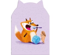 Блокнот Феникс + Лиса 120х170 мм, 32 л, фигурный, мягкий переплет 2 скобы, белый офсет, точка, матовая ламинация 60568