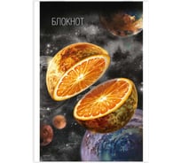 Блокнот Феникс + Сочные планеты А6, 40 л, блок - белый офсет 60 г/кв.м., клетка, мягкий переплет 2 скобы 64848