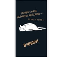 Блокнот Феникс + Творческое настроение А6, 40 л, блок - белый офсет 60 г/кв.м., клетка, мягкий переплет 1 скоба 63068