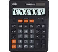 Калькулятор DELI настольный темно-серый 12-разр. EM444