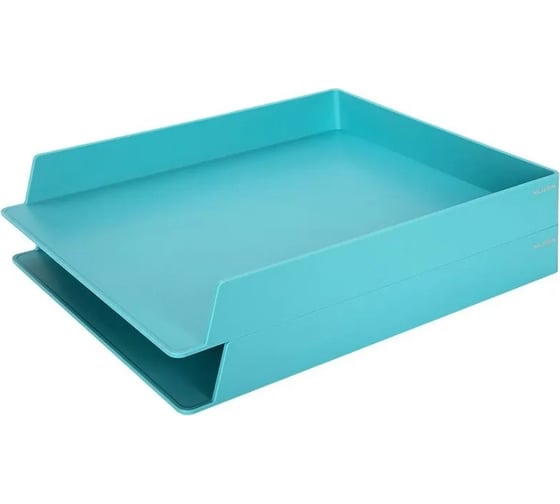 Горизонтальный лоток DELI NS021blue Nusign 325x240x45 мм, голубой 13623 1657434