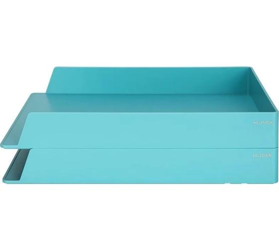 Горизонтальный лоток DELI NS021blue Nusign 325x240x45 мм, голубой 13623 1657434