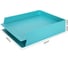 Горизонтальный лоток DELI NS021blue Nusign 325x240x45 мм, голубой 13623 1657434 3