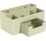 Настольный органайзер DELI 8913GREEN 224x121x104 мм, зеленый, пластик 13623 1801506 1