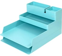 Органайзер настольный DELI Nusign, синий, пластик ENS001blue ENS001-blue