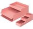 Настольный органайзер DELI ENS001pink Nusign розовый, пластик 13623 1584265 2