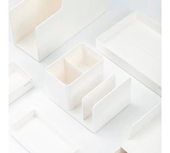 Настольный органайзер DELI ENS950WHITE Nusign белый, пластик 13623 1584279