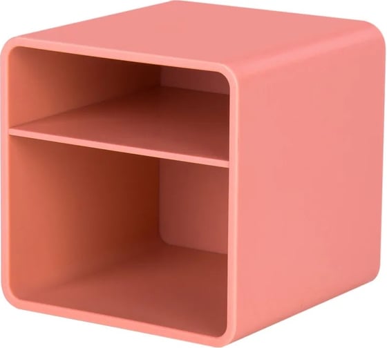 Подставка для письменных принадлежностей DELI NS011Pink Nusign 2 отделения, 84x84x86 мм, розовый пластик 13623 1504424