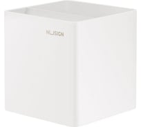 Подставка для письменных принадлежностей DELI NS011White Nusign 2 отделения, 84x84x86 мм, белый пластик 1504423