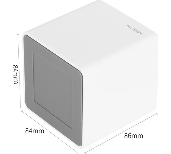 Подставка для письменных принадлежностей DELI NS011White Nusign 2 отделения, 84x84x86 мм, белый пластик 1504423