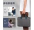 Портфель DELI 63800GREY 28.5x38x3 см, ткань, серый 1657513 5
