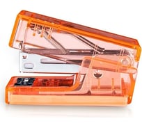 Степлер DELI NS083F-RD Nusign 24/6 26/6, 12 листов, красный, 50 скоб, коробка 1688275