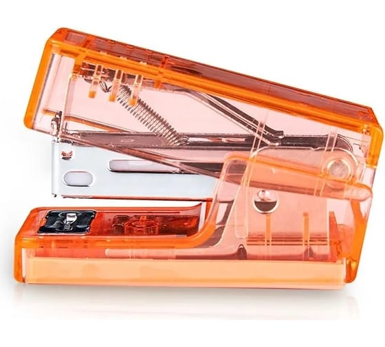 Степлер DELI NS083F-RD Nusign 24/6 26/6, 12 листов, красный, 50 скоб, коробка 1688275 1