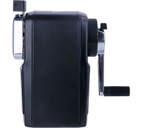 Точилка для карандашей DELI 71156BLACK механическая, 1 отверстие, металл, черный 1211431