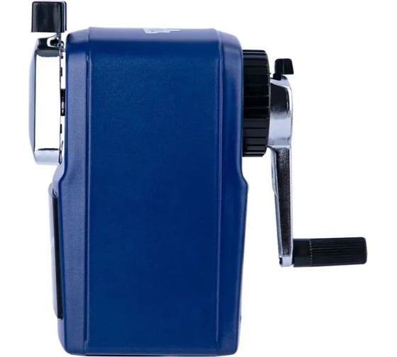 Точилка для карандашей DELI 71156BLUE механическая, 1 отверстие, металл, синий 1211432