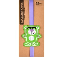 Закладка-ляссе для книг Феникс + МИШКА 1x39 см, самоклеящаяся, 1 шт. 45893