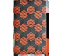 Папка-уголок для документов Феникс + РОМБЫ А6, 12x17.5 см, 3 отделения, пластик, УФ печать 47029