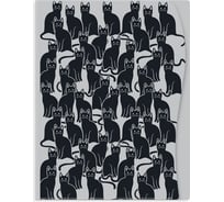 Папка-портфолио для документов Феникс + КОТЫ полипропилен, 31x23.5x1.5 см, 20 ПВХ файлов формата А4, УФ-печать 48304