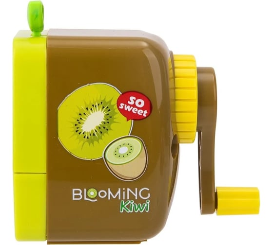 Точилка для карандашей DELI E0671 Blooming механическая, 1 отверстие, пластик, ассорти 460997