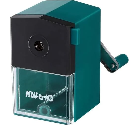 Точилка для карандашей KW-Trio 305A механическая, 1 отверстие, пластик, ассорти 812410