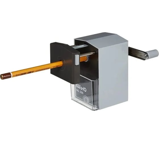Точилка для карандашей KW-Trio 305A механическая, 1 отверстие, пластик, ассорти 812410