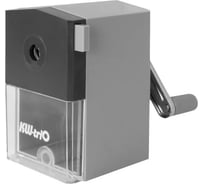 Точилка для карандашей KW-Trio 305Agr механическая, 1 отверстие, пластик, серый 812412