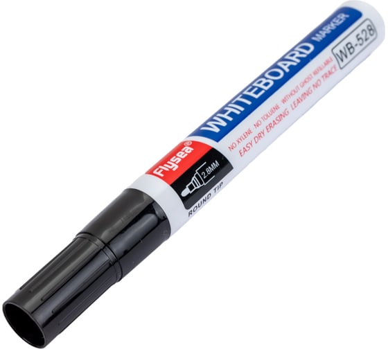 Маркер для доски FLYSEA Whiteboard WB-528, черный WB-528-black