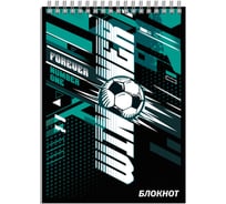 Блокнот Феникс + Победитель А7, 40 л, блок - белый офсет 65 г/кв.м., клетка, гребень, УФ-лак сплошной 64399