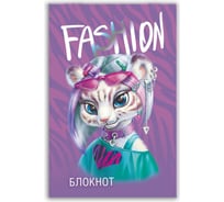Блокнот Феникс + Техно-тигрица А7, 32 л, блок - белый офсет 60 г/кв.м., клетка, мягкий переплет, скоба 64498