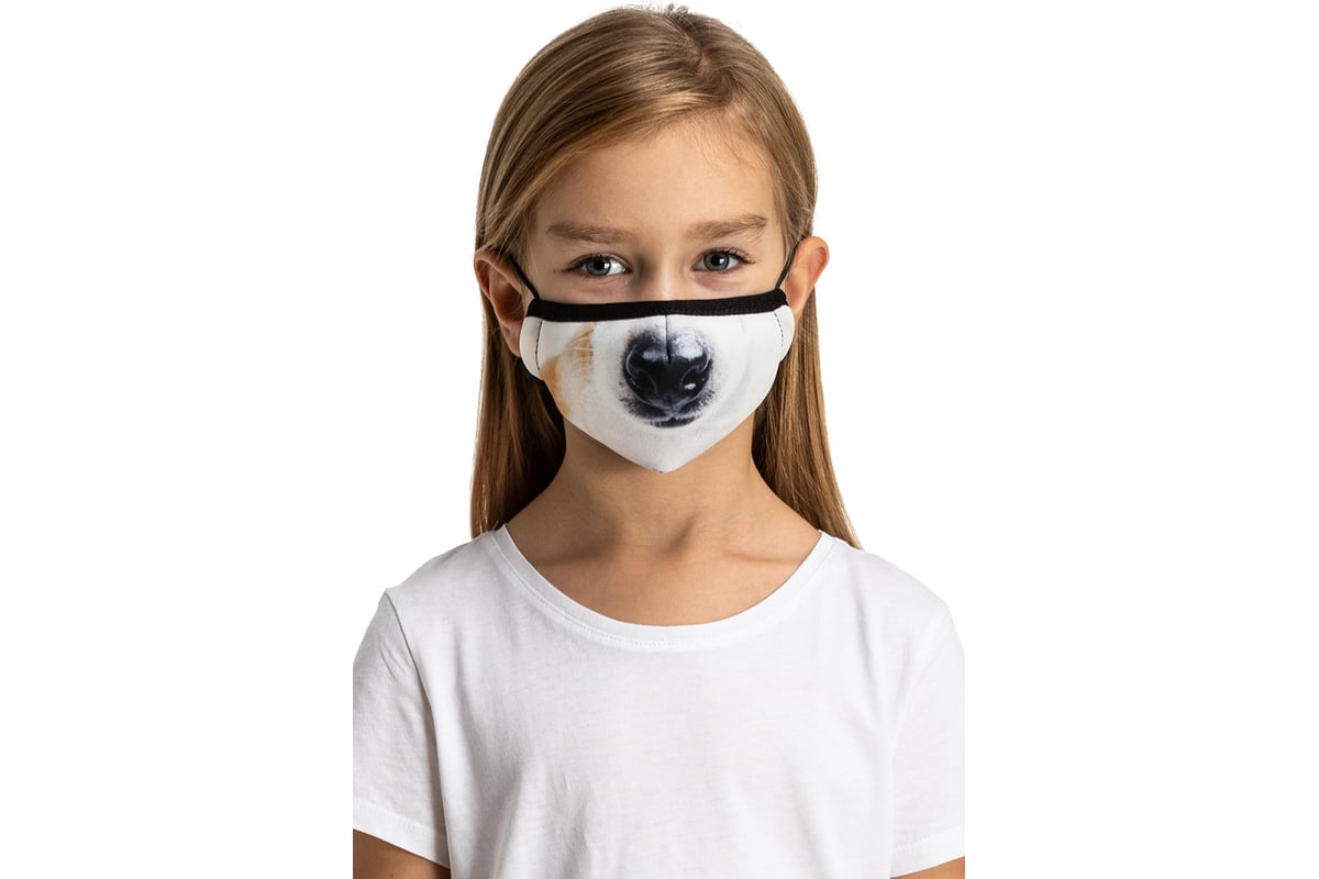 Детская маска для лица ROUTEMARK spiro "jack russell" Spiro-kids-Jack ...