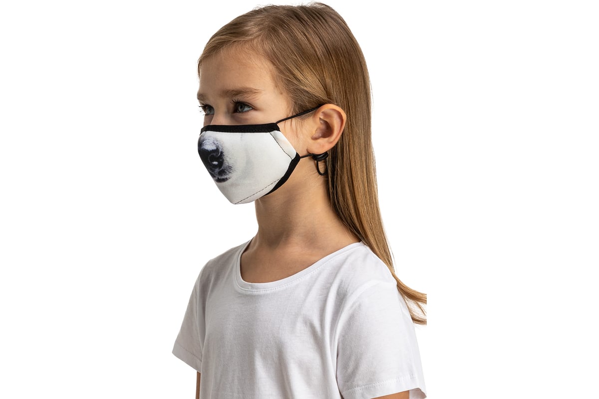Детская маска для лица ROUTEMARK spiro "jack russell" Spiro-kids-Jack ...