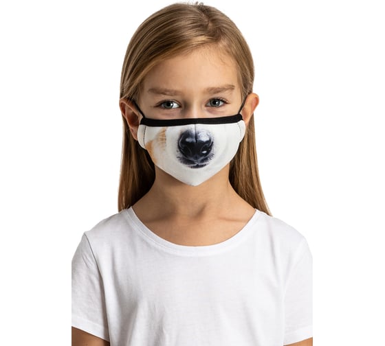 Детская маска для лица ROUTEMARK spiro "jack russell" Spiro-kids-Jack Russell
