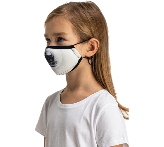 Детская маска для лица ROUTEMARK spiro "jack russell" Spiro-kids-Jack Russell