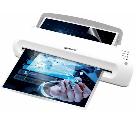 Ламинатор BRAUBERG Silver Max A3, толщина пленки 60-200 мкм, скорость 32 см/мин 532626