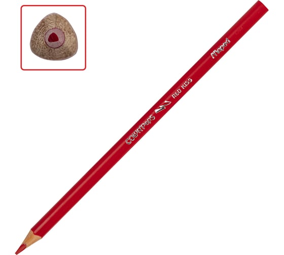 Цветные карандаши Maped Color Pep's Strong, набор 12 цветов, грифель 3,2 мм, пластиковый корпус 862712 181988